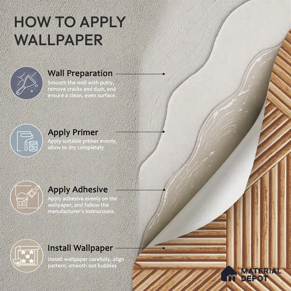 WK100-11 | 10 Meter x 21 Inches Patterned Look Wallpaper - 57.41 Sq. Ft. | Minimum 15% wastage during installation