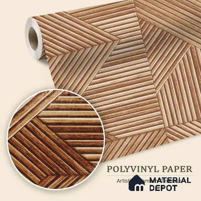WK100-11 | 10 Meter x 21 Inches Patterned Look Wallpaper - 57.41 Sq. Ft. | Minimum 15% wastage during installation