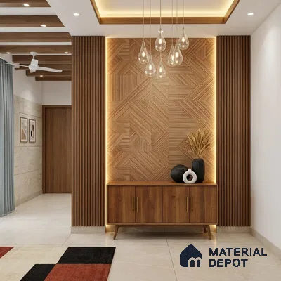 WK100-11 | 10 Meter x 21 Inches Patterned Look Wallpaper - 57.41 Sq. Ft. | Minimum 15% wastage during installation