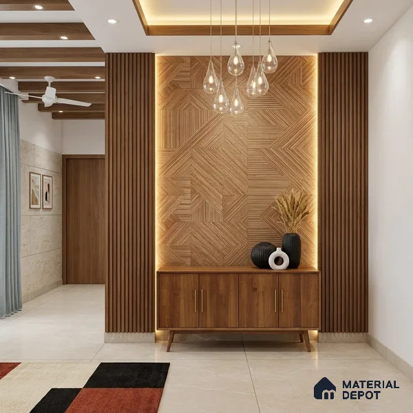 WK100-11 | 10 Meter x 21 Inches Patterned Look Wallpaper - 57.41 Sq. Ft. | Minimum 15% wastage during installation