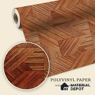 WK100-12 | 10 Meter x 21 Inches Patterned Look Wallpaper - 57.41 Sq. Ft. | Minimum 15% wastage during installation