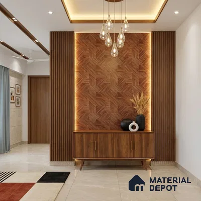 WK100-12 | 10 Meter x 21 Inches Patterned Look Wallpaper - 57.41 Sq. Ft. | Minimum 15% wastage during installation