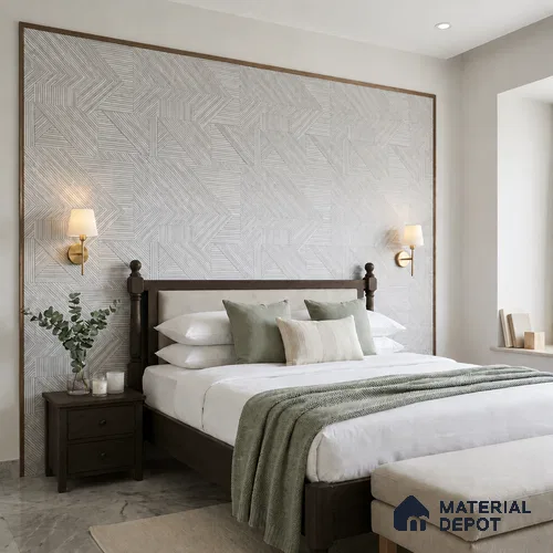 WK100-09 | 10 Meter x 21 Inches Patterned Look Wallpaper - 57.41 Sq. Ft. | Minimum 15% wastage during installation