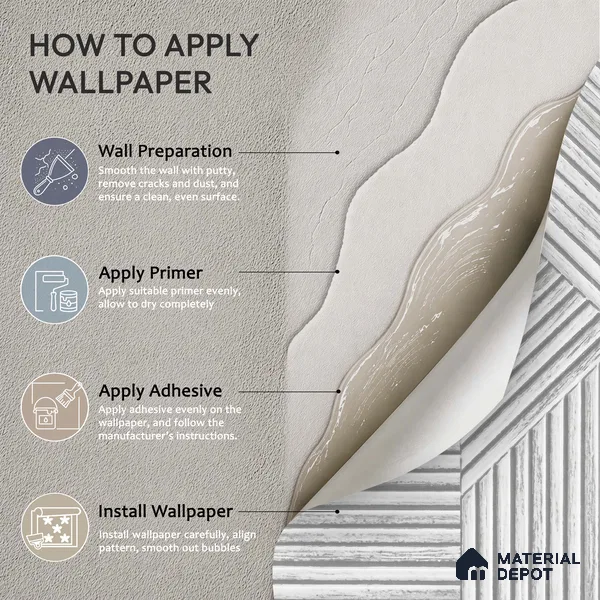 WK100-09 | 10 Meter x 21 Inches Patterned Look Wallpaper - 57.41 Sq. Ft. | Minimum 15% wastage during installation
