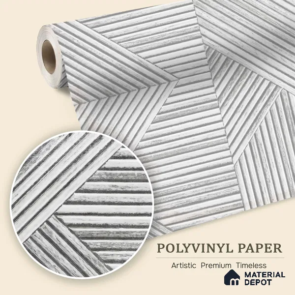 WK100-09 | 10 Meter x 21 Inches Patterned Look Wallpaper - 57.41 Sq. Ft. | Minimum 15% wastage during installation