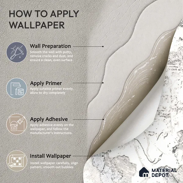 WK100-16 | 10 Meter x 21 Inches Patterned Look Wallpaper - 57.41 Sq. Ft. | Minimum 15% wastage during installation