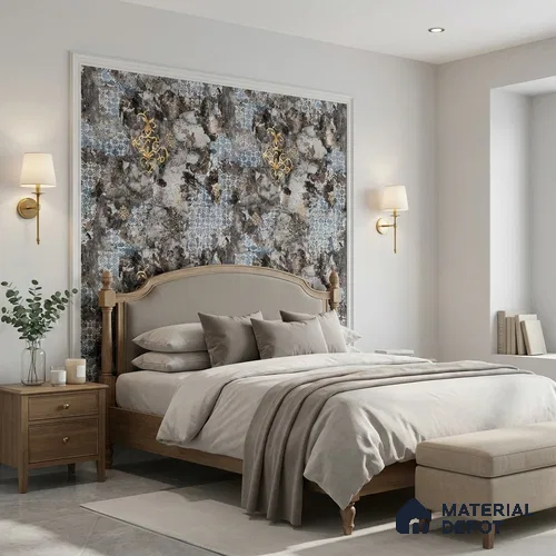 WK100-20 | 10 Meter x 21 Inches Patterned Look Wallpaper - 57.41 Sq. Ft. | Minimum 15% wastage during installation