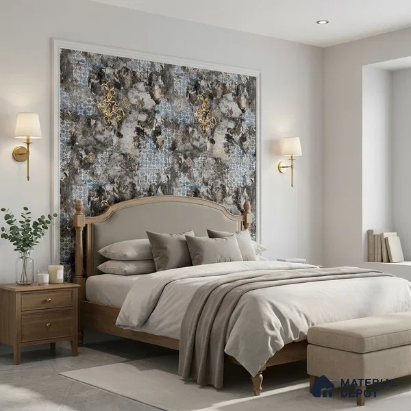 WK100-20 | 10 Meter x 21 Inches Patterned Look Wallpaper - 57.41 Sq. Ft. | Minimum 15% wastage during installation