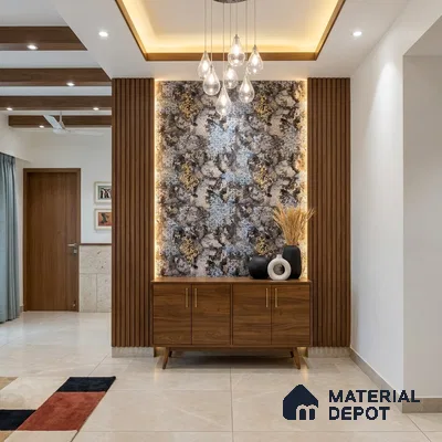 WK100-20 | 10 Meter x 21 Inches Patterned Look Wallpaper - 57.41 Sq. Ft. | Minimum 15% wastage during installation