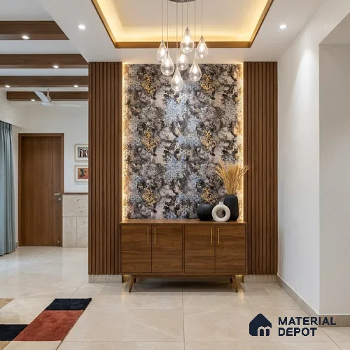 WK100-20 | 10 Meter x 21 Inches Patterned Look Wallpaper - 57.41 Sq. Ft. | Minimum 15% wastage during installation