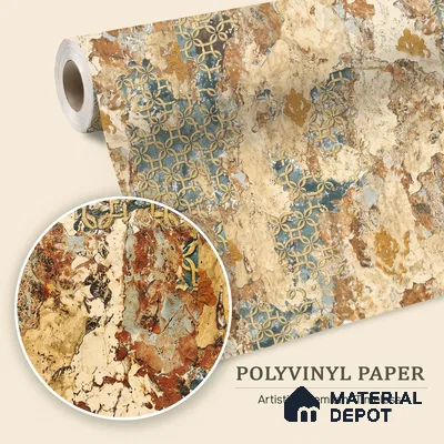 WK100-13 | 10 Meter x 21 Inches Patterned Look Wallpaper - 57.41 Sq. Ft. | Minimum 15% wastage during installation