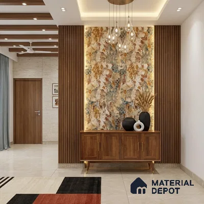 WK100-13 | 10 Meter x 21 Inches Patterned Look Wallpaper - 57.41 Sq. Ft. | Minimum 15% wastage during installation