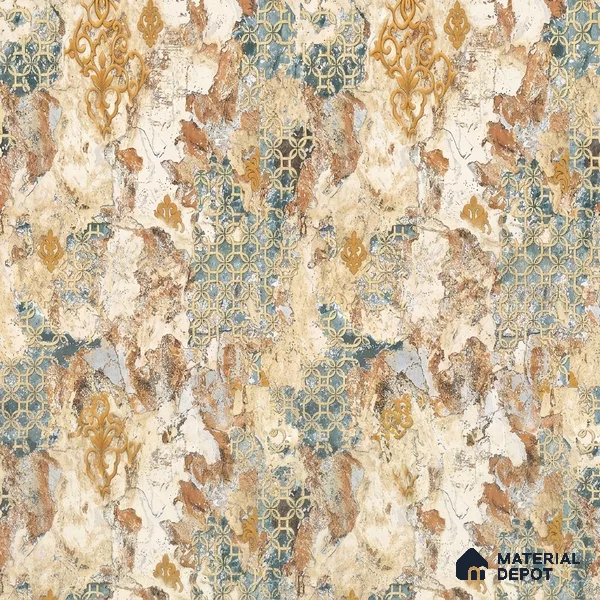 WK100-13 | 10 Meter x 21 Inches Patterned Look Wallpaper - 57.41 Sq. Ft. | Minimum 15% wastage during installation