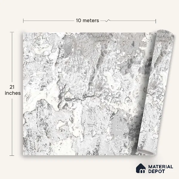 WK100-17 | 10 Meter x 21 Inches Patterned Look Wallpaper - 57.41 Sq. Ft. | Minimum 15% wastage during installation