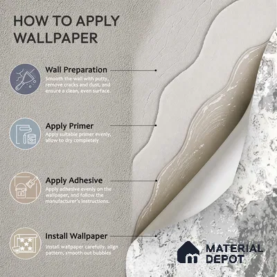 WK100-17 | 10 Meter x 21 Inches Patterned Look Wallpaper - 57.41 Sq. Ft. | Minimum 15% wastage during installation