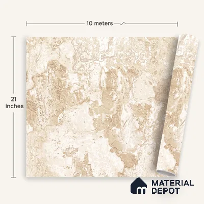 WK100-19 | 10 Meter x 21 Inches Patterned Look Wallpaper - 57.41 Sq. Ft. | Minimum 15% wastage during installation
