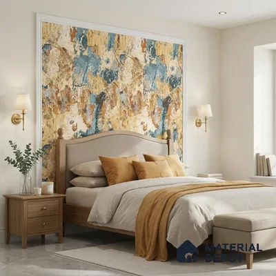 WK100-14 | 10 Meter x 21 Inches Patterned Look Wallpaper - 57.41 Sq. Ft. | Minimum 15% wastage during installation