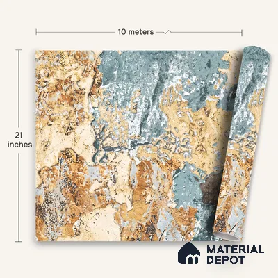 WK100-14 | 10 Meter x 21 Inches Patterned Look Wallpaper - 57.41 Sq. Ft. | Minimum 15% wastage during installation