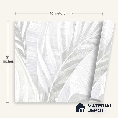 WK100-28 | 10 Meter x 21 Inches Florals Look Wallpaper - 57.41 Sq. Ft. | Minimum 15% wastage during installation