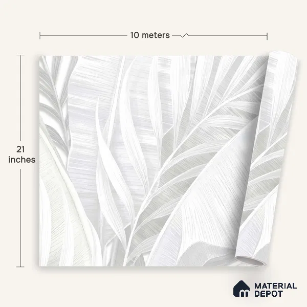 WK100-28 | 10 Meter x 21 Inches Florals Look Wallpaper - 57.41 Sq. Ft. | Minimum 15% wastage during installation