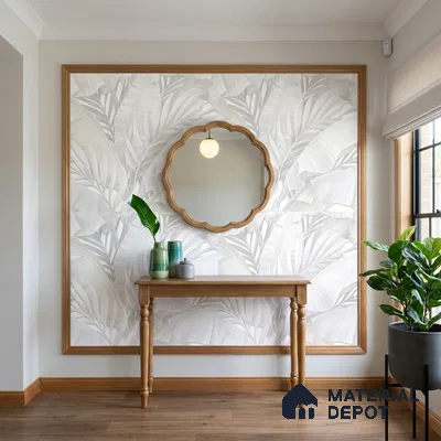 WK100-28 | 10 Meter x 21 Inches Florals Look Wallpaper - 57.41 Sq. Ft. | Minimum 15% wastage during installation