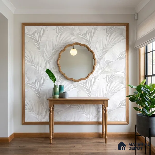 WK100-28 | 10 Meter x 21 Inches Florals Look Wallpaper - 57.41 Sq. Ft. | Minimum 15% wastage during installation