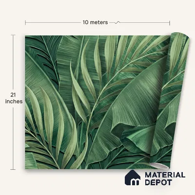 WK100-29 | 10 Meter x 21 Inches Florals Look Wallpaper - 57.41 Sq. Ft. | Minimum 15% wastage during installation