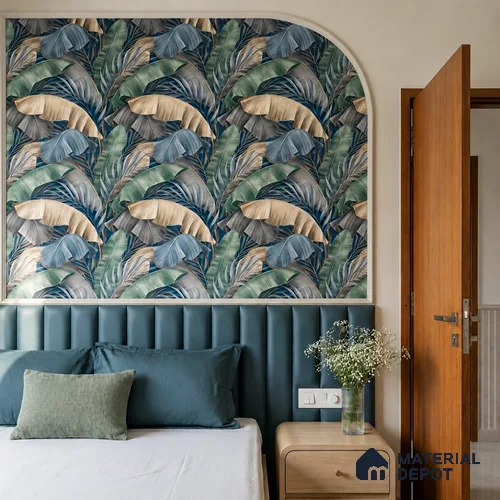 WK100-27 | 10 Meter x 21 Inches Florals Look Wallpaper - 57.41 Sq. Ft. | Minimum 15% wastage during installation