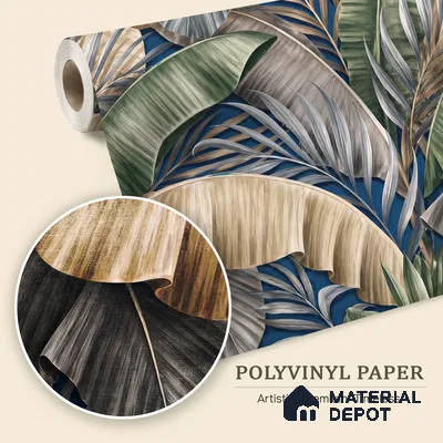WK100-27 | 10 Meter x 21 Inches Florals Look Wallpaper - 57.41 Sq. Ft. | Minimum 15% wastage during installation