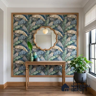 WK100-27 | 10 Meter x 21 Inches Florals Look Wallpaper - 57.41 Sq. Ft. | Minimum 15% wastage during installation