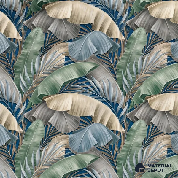 WK100-27 | 10 Meter x 21 Inches Florals Look Wallpaper - 57.41 Sq. Ft. | Minimum 15% wastage during installation