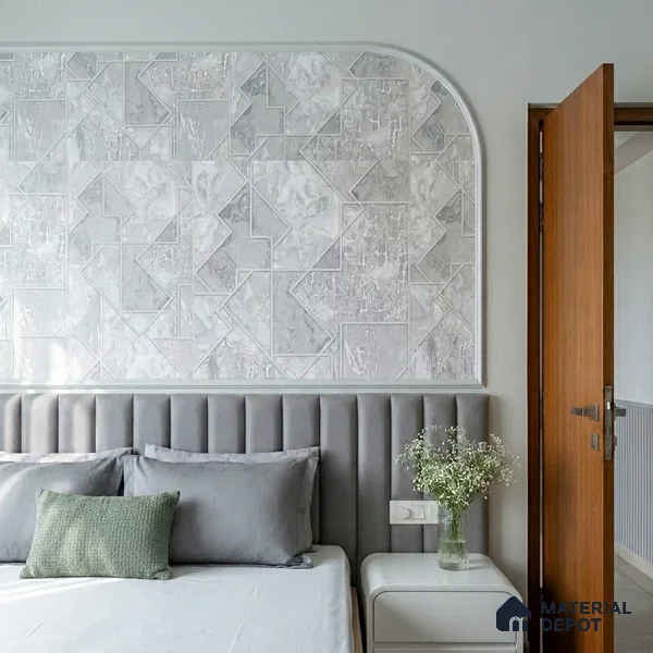 WK100-31 | 10 Meter x 21 Inches Patterned Look Wallpaper - 57.41 Sq. Ft. | Minimum 15% wastage during installation