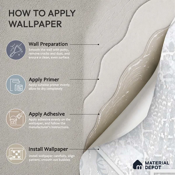 WK100-31 | 10 Meter x 21 Inches Patterned Look Wallpaper - 57.41 Sq. Ft. | Minimum 15% wastage during installation