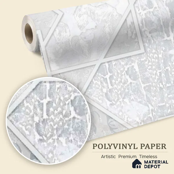 WK100-31 | 10 Meter x 21 Inches Patterned Look Wallpaper - 57.41 Sq. Ft. | Minimum 15% wastage during installation