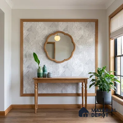 WK100-31 | 10 Meter x 21 Inches Patterned Look Wallpaper - 57.41 Sq. Ft. | Minimum 15% wastage during installation
