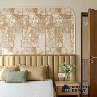 WK100-32 | 10 Meter x 21 Inches Patterned Look Wallpaper - 57.41 Sq. Ft. | Minimum 15% wastage during installation
