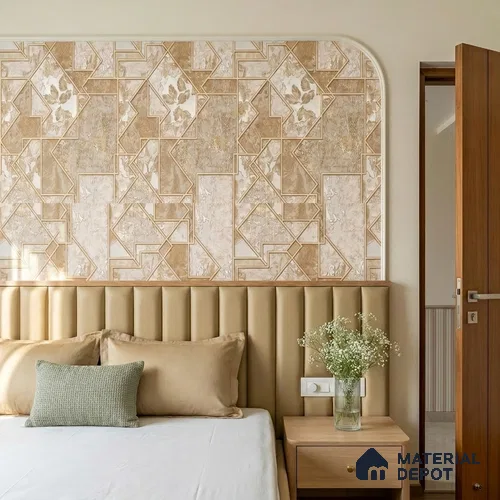 WK100-32 | 10 Meter x 21 Inches Patterned Look Wallpaper - 57.41 Sq. Ft. | Minimum 15% wastage during installation