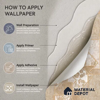 WK100-32 | 10 Meter x 21 Inches Patterned Look Wallpaper - 57.41 Sq. Ft. | Minimum 15% wastage during installation