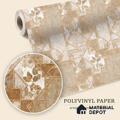 WK100-32 | 10 Meter x 21 Inches Patterned Look Wallpaper - 57.41 Sq. Ft. | Minimum 15% wastage during installation