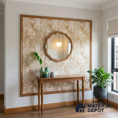 WK100-32 | 10 Meter x 21 Inches Patterned Look Wallpaper - 57.41 Sq. Ft. | Minimum 15% wastage during installation