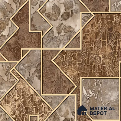 WK100-33 | 10 Meter x 21 Inches Patterned Look Wallpaper - 57.41 Sq. Ft. | Minimum 15% wastage during installation