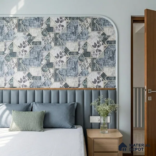 WK100-30 | 10 Meter x 21 Inches Patterned Look Wallpaper - 57.41 Sq. Ft. | Minimum 15% wastage during installation