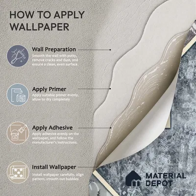 WK100-30 | 10 Meter x 21 Inches Patterned Look Wallpaper - 57.41 Sq. Ft. | Minimum 15% wastage during installation