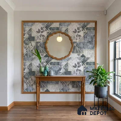 WK100-30 | 10 Meter x 21 Inches Patterned Look Wallpaper - 57.41 Sq. Ft. | Minimum 15% wastage during installation