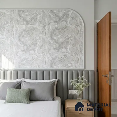 WK100-37 | 10 Meter x 21 Inches Marble Look Wallpaper - 57.41 Sq. Ft. | Minimum 10% wastage during installation