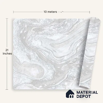WK100-37 | 10 Meter x 21 Inches Marble Look Wallpaper - 57.41 Sq. Ft. | Minimum 10% wastage during installation