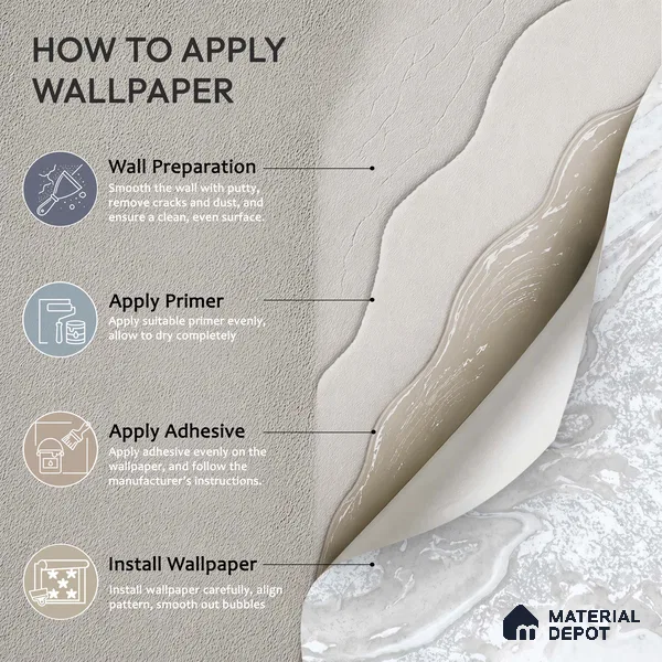 WK100-37 | 10 Meter x 21 Inches Marble Look Wallpaper - 57.41 Sq. Ft. | Minimum 10% wastage during installation