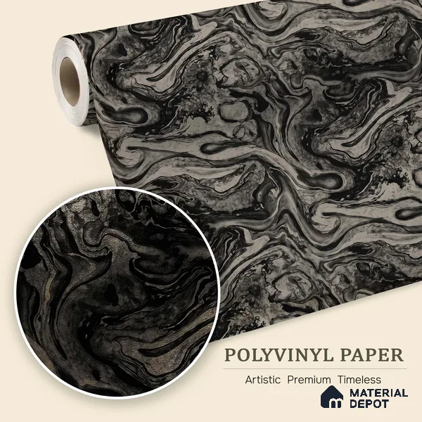 WK100-34 | 10 Meter x 21 Inches Marble Look Wallpaper - 57.41 Sq. Ft. | Minimum 10% wastage during installation