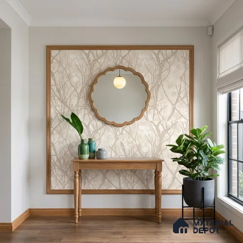 WK100-40 | 10 Meter x 21 Inches Nature Look Wallpaper - 57.41 Sq. Ft. | Minimum 15% wastage during installation