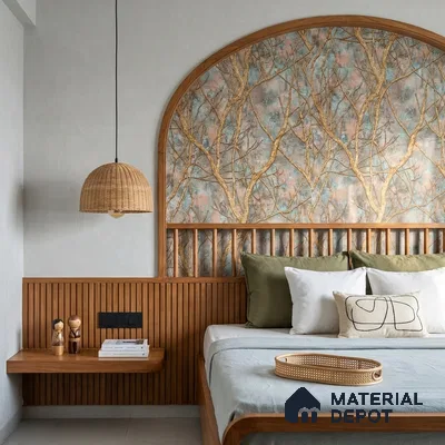 WK100-38 | 10 Meter x 21 Inches Nature Look Wallpaper - 57.41 Sq. Ft. | Minimum 15% wastage during installation